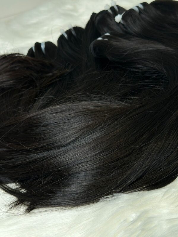 Raw Hair Bundle Straight (Natural Black) - Image 5