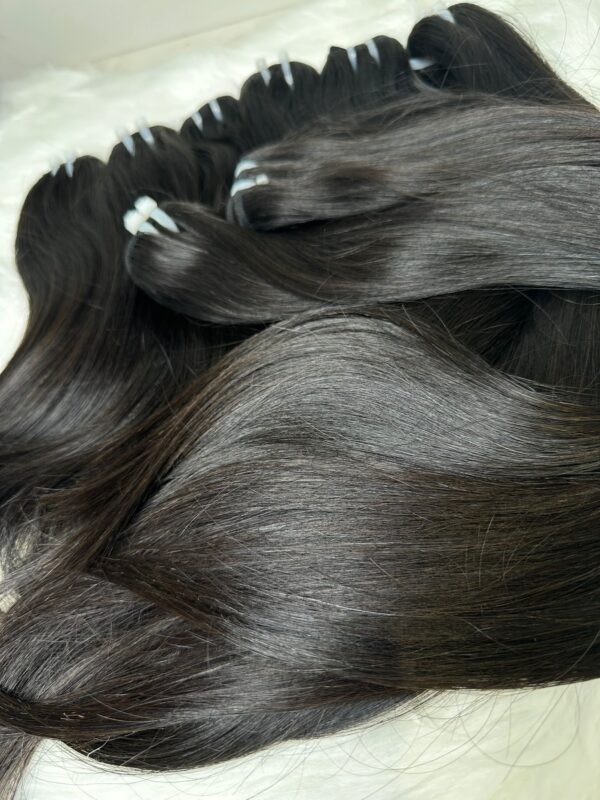 Raw Hair Bundle Straight (Natural Black) - Image 3